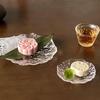 VAKADA Irregular Glacier Glass Dessert & Snack Plates Set