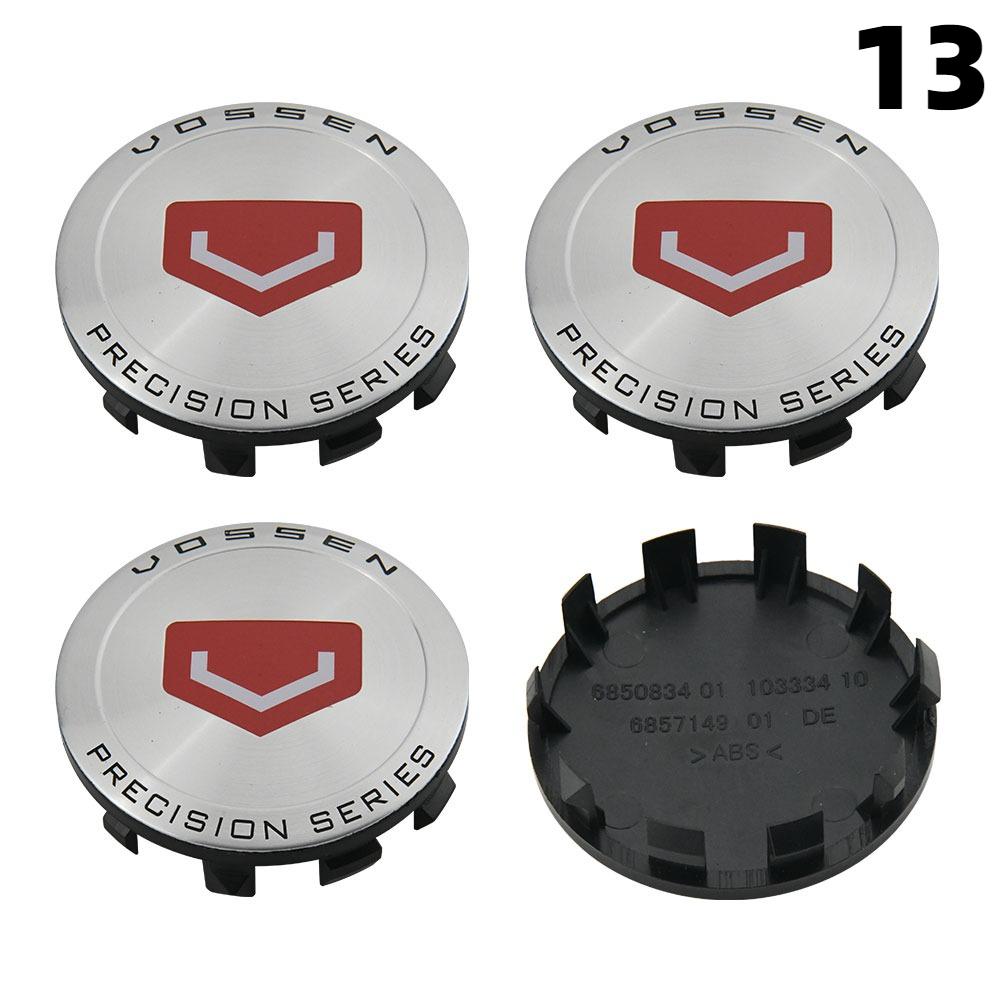 4PCS OD 56MM / ID 53MM Caps On Wheels OZ VOSSEN Emblem Wheel Center Cap Car Logo Wheel Cover Hub Caps Sport Rim Caps