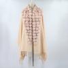 20 Colors Triangle Real Rabbit Fur Ball Shawl Wraps Winter Women Cashmere Tassel Cape Pompon Cloak Lady Mum Gift Casaco Feminino