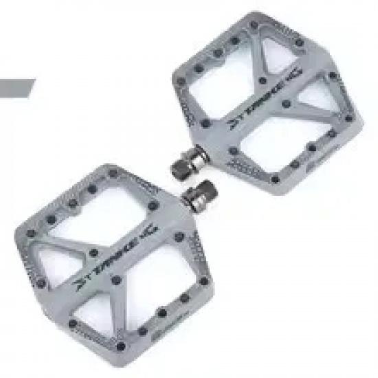 TANKE Bike Pedals Non-Slip Nylon MTB/Road Bicycle Pedals Bearing Cycling Footrest Black/Red/Gray/Orange