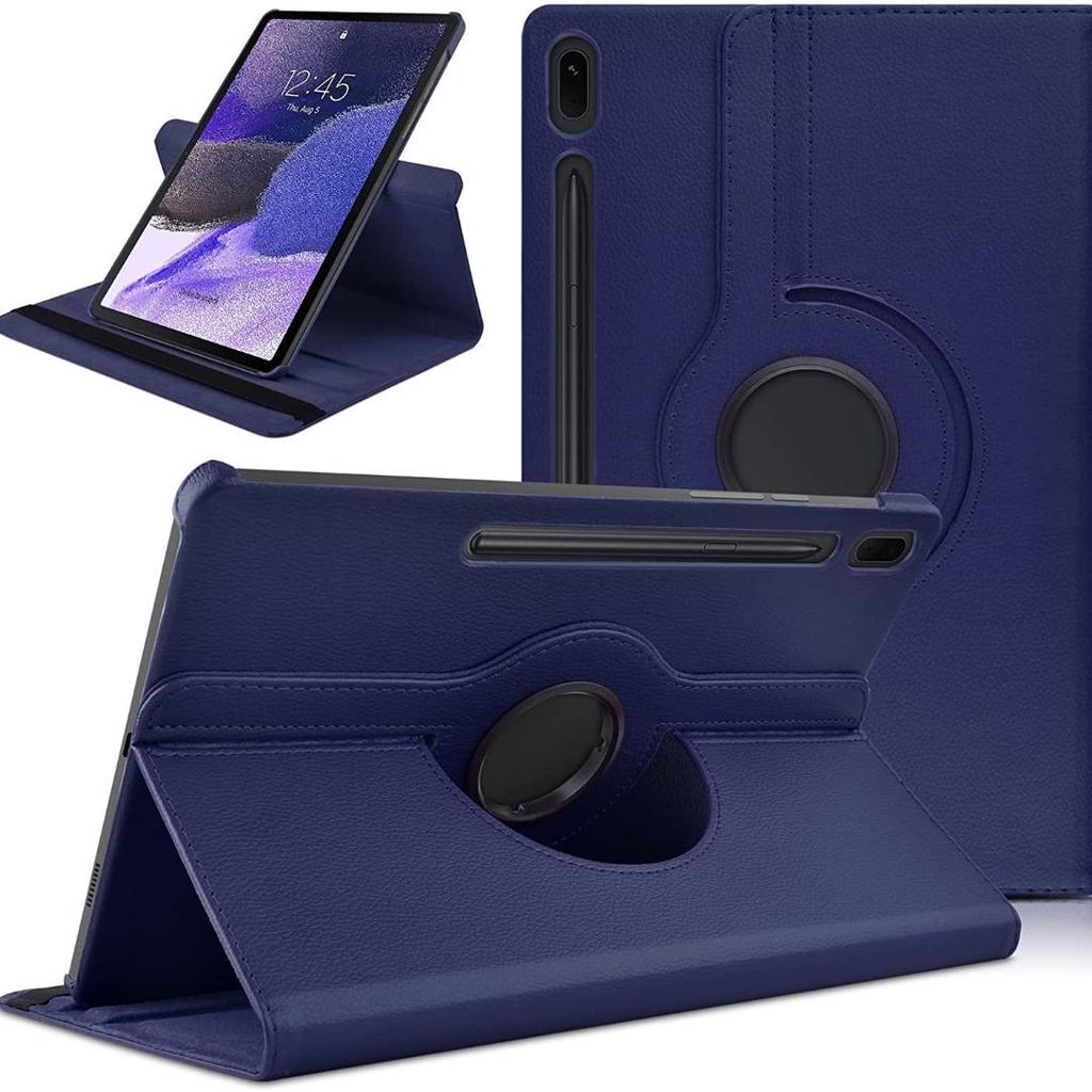 Tablet Case for Samsung Galaxy Tab S8 Plus 2022/S7 FE 2021 12.4 11 360 Rotating Bracket Flip Leather Cover Tab S8 Ultra 5G 14.6