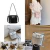 Stylish Small Square Bag 2024 New Summer Fresh Shoulder Bag For Women Chic Black