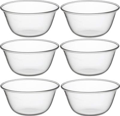Iwaki Hitzebeständige Glas Dessertschalen, Joghurt, 170ml x 6er-Pack, KBT943