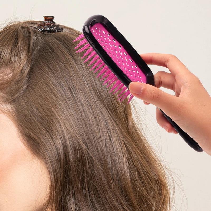 Air Cushion Comb for Tangled Hair, Anti-static, Hollow Out, Wet Curly Hair, Barber Styling Tool
