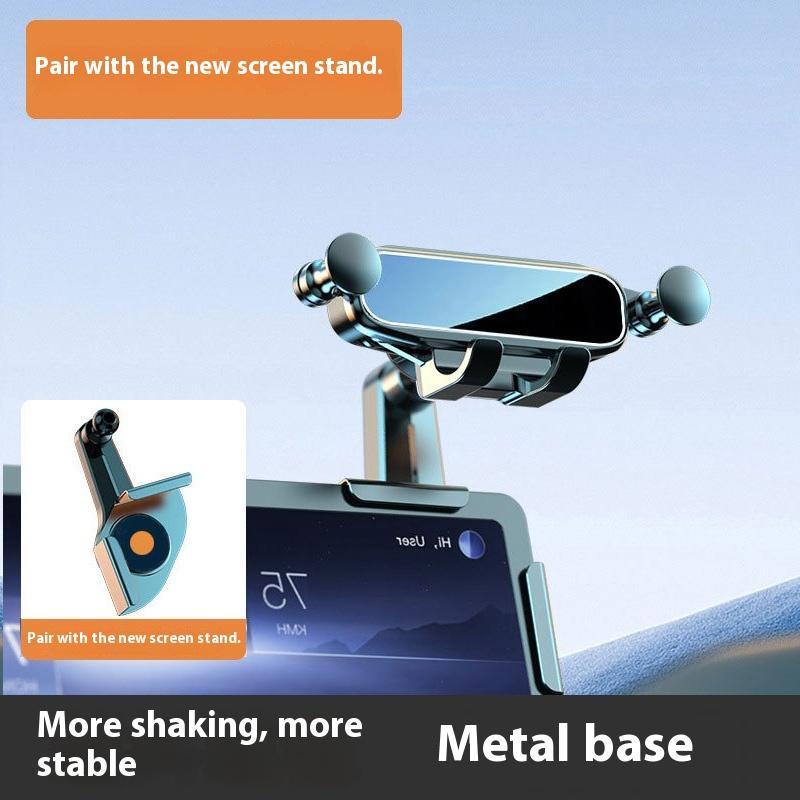 

Gravity Car Phone Holder for Tesla & New Energy Floating Screens - Universal Car Display Bracket Mirror Finish