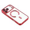 For iPhone 17 Pro Case Compatible with MagSafe Electroplated TPU Phone Cover with Lens Film