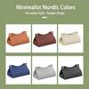 Storage Bag Style Dustproof PU Leather Tissue Box