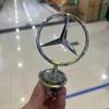 CEJ1 2025 Hot For Benz 1pcs Star Bonnet Chrome Badge 44mm Car Front Hood Emblem Logo For Mercedes Benz C E S Class W204 W205 W211 W21