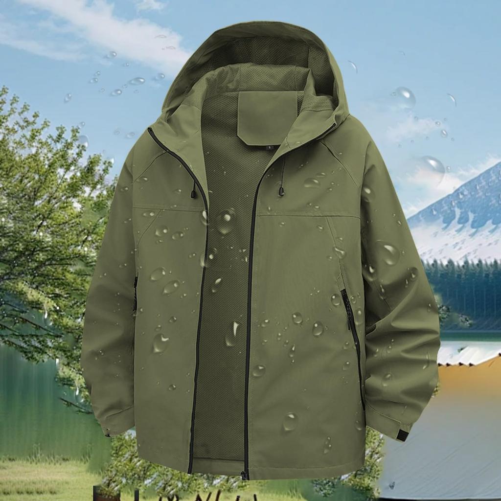 Women's Solid Color Long Sleeved Hooded Outdoor Suit Windproof And Waterproof Thin Jacket