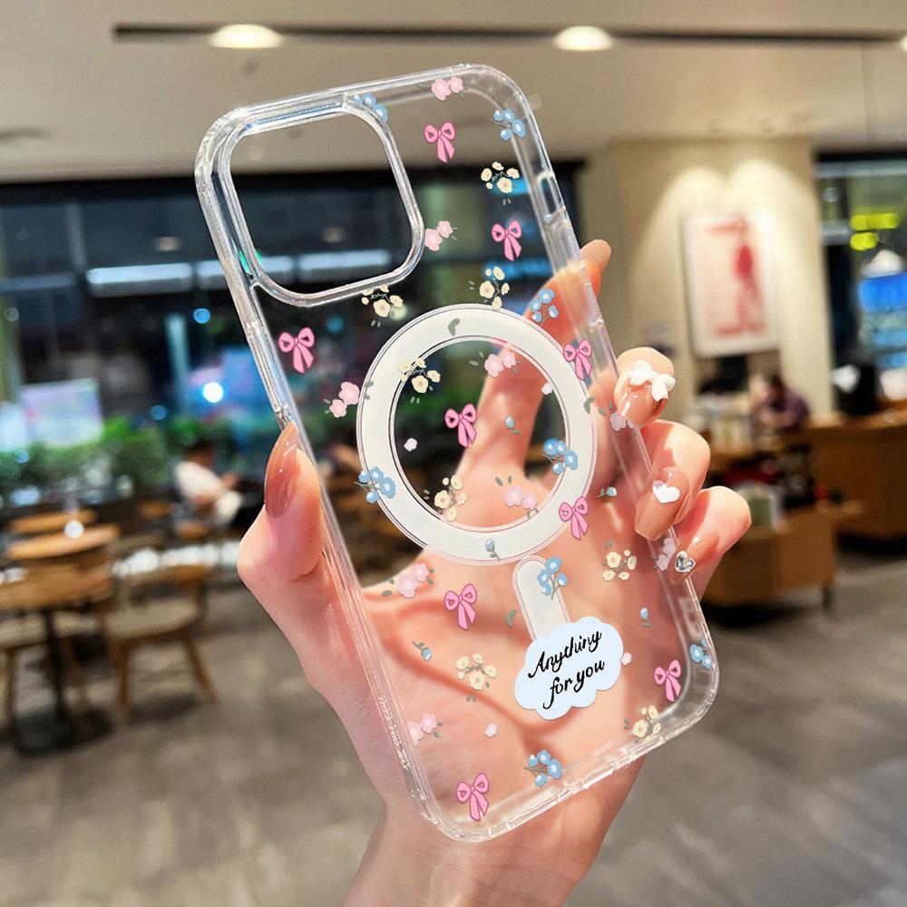 Magnetic Phone Case for iPhone 12 14 16 17 Pro 17 16 15 14 13 12 Pro Max  12 13 14 15  16 High Quality Shockproof Shell Full Protection Cute Style