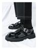 Men's Roman Sandals: Summer Leather Thick Sole Casual Shoes – Large Size