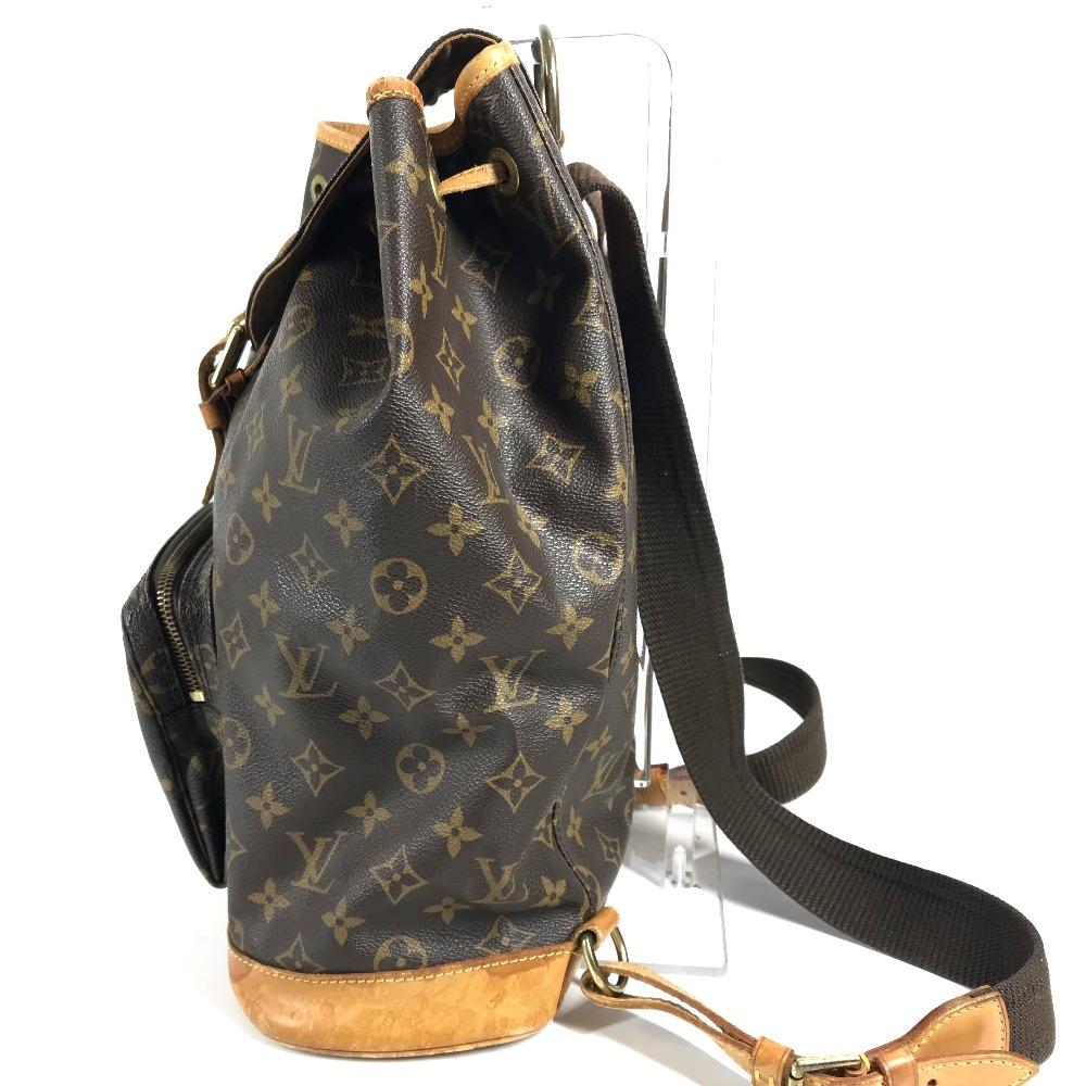 Louis Vuitton M51135 Monogram Montsouris GM backpack bag Backpack  Brown