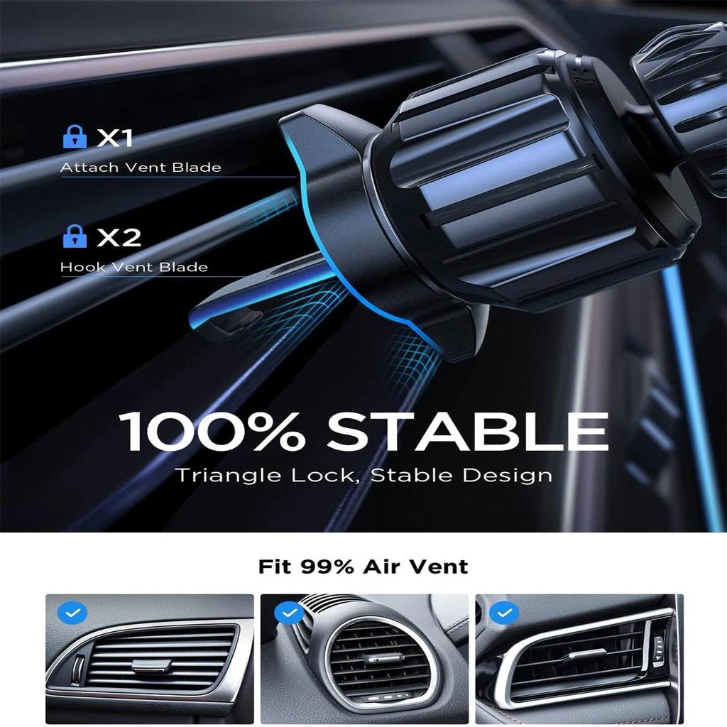 Magsafe Handyhalterung für Auto, Starker Magnetismus Premium-Qualität Einhandbedienung Metallhaken Magnetische Handyhalterung für Auto