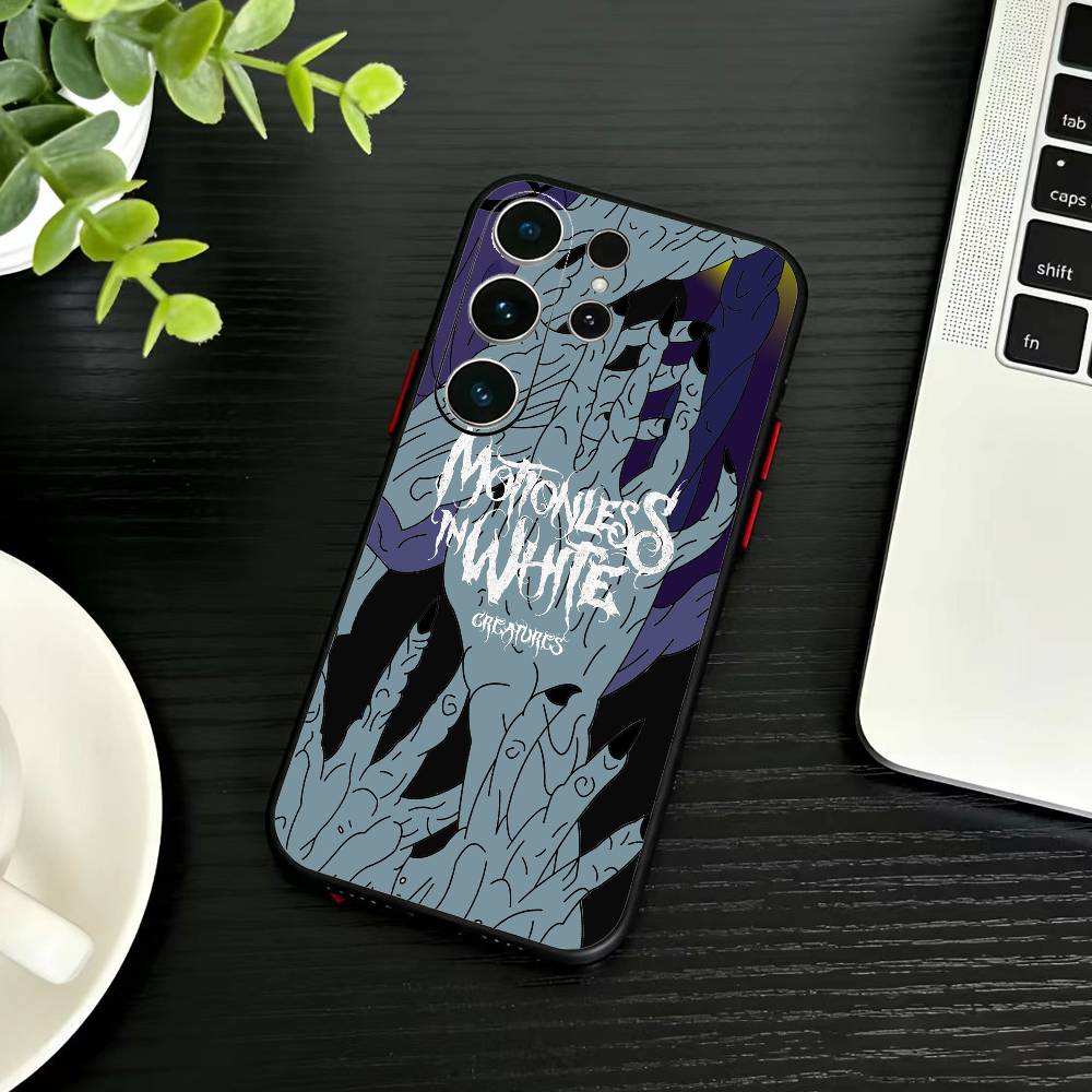D-Motionless In W-White Phone Case For Samsung S26,S25,S24,S23,S22,S30,S21,Ultra,Plus,FE 5G Black Soft Cover