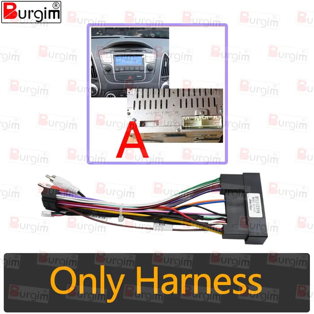 

Car Radio Fascias For Hyundai Tucson 2 LM IX35 2009-2015 9 inch Stereo Panel Wiring Harness Power Cord Adapter Canbus Decoder Only Cable-A