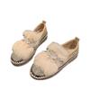 Fleece Warm Butterfly Rhinestone Casual Shoes Autumn and Winter New Thick-soled Women's One-pedal Lazy Shoes Women