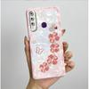 Für Huawei Y6p Hülle MED-LX9 Hübsche Schmetterlingsblumen Coque Weiche Flüssigsilikon Handyhülle Für Huawei Y7p Y 6p 2020 Rückseite