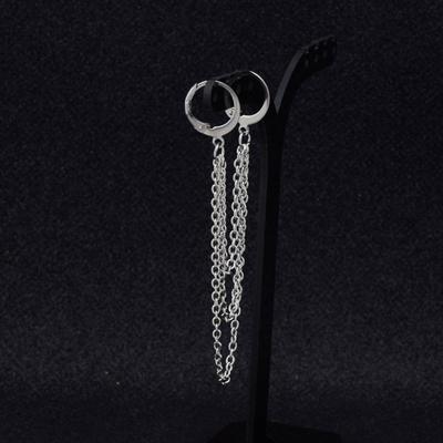 Fashion Dangle Earring Korean Boy Album Chain Earrings All-match Surprise Gift