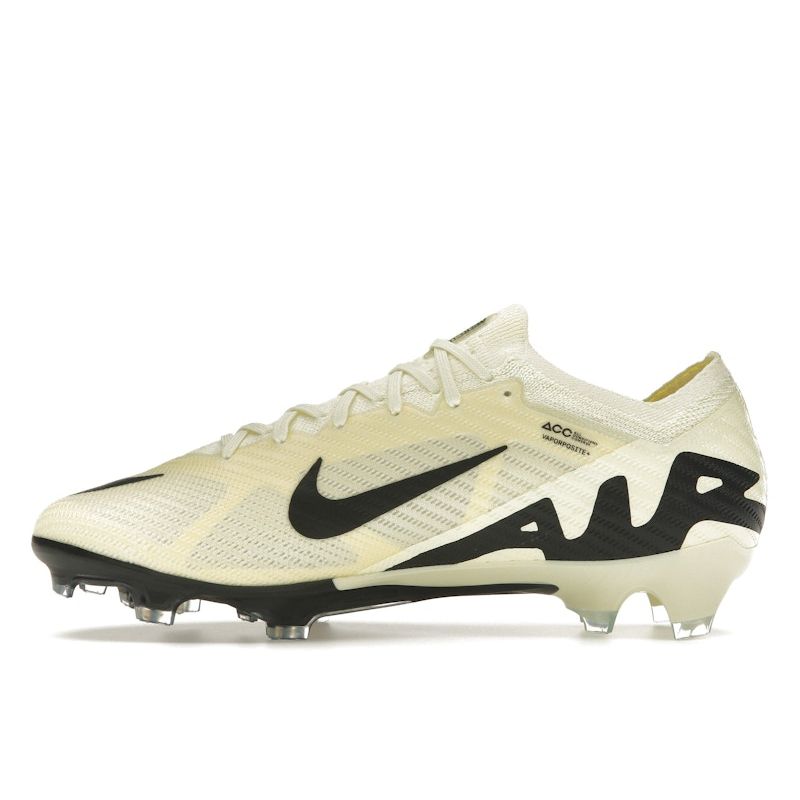 Nike Zoom Mercurial Vapor 15 Elite FG Mad Ready Pack Unisex Sneakers Krem Lemonade Svart DJ4978-700