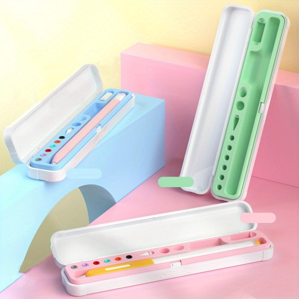Portatile per Custodia Apple Pencil 2 1 Scatola Portaoggetti Custodia Porta Penna Copri Stilo per Apple IPad Pencil 1a 2a Generazione Custodie in Plastica