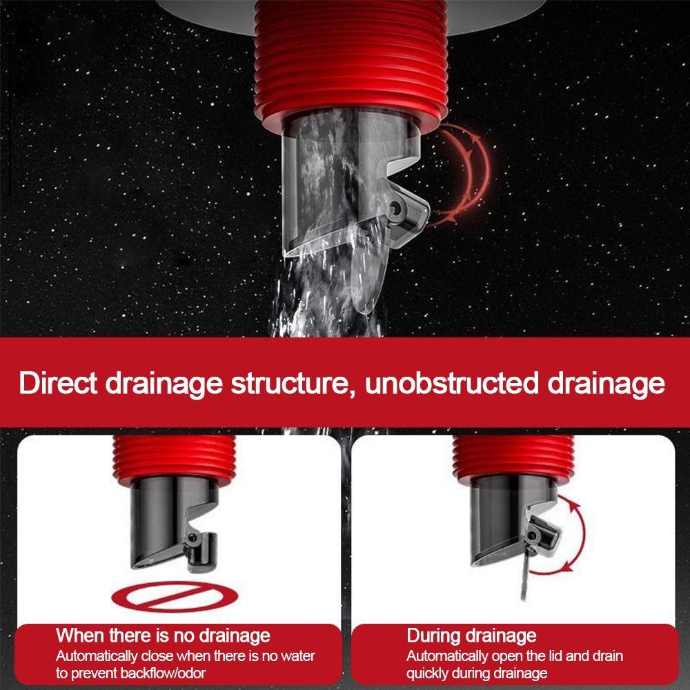 Anti Odor Kitchen Basin Sewer Branch Drainage Water Pipe Joint  Washing Machine Drainage Supplies