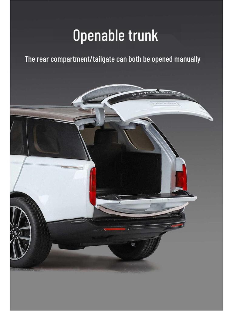 (Boxed) 1:32 Land Rover Range Rover SV2022 Toy Alloy SUV Model.