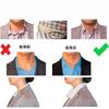 Adjustable Slick Collar Insert, Universal Shirt Collar Stays Support Stiffener for Men and Women, White and Transparent Plastic