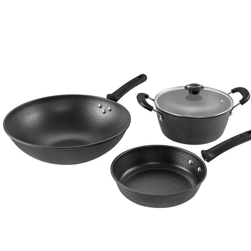 NORTON Fine Iron Hammered Cookware Set