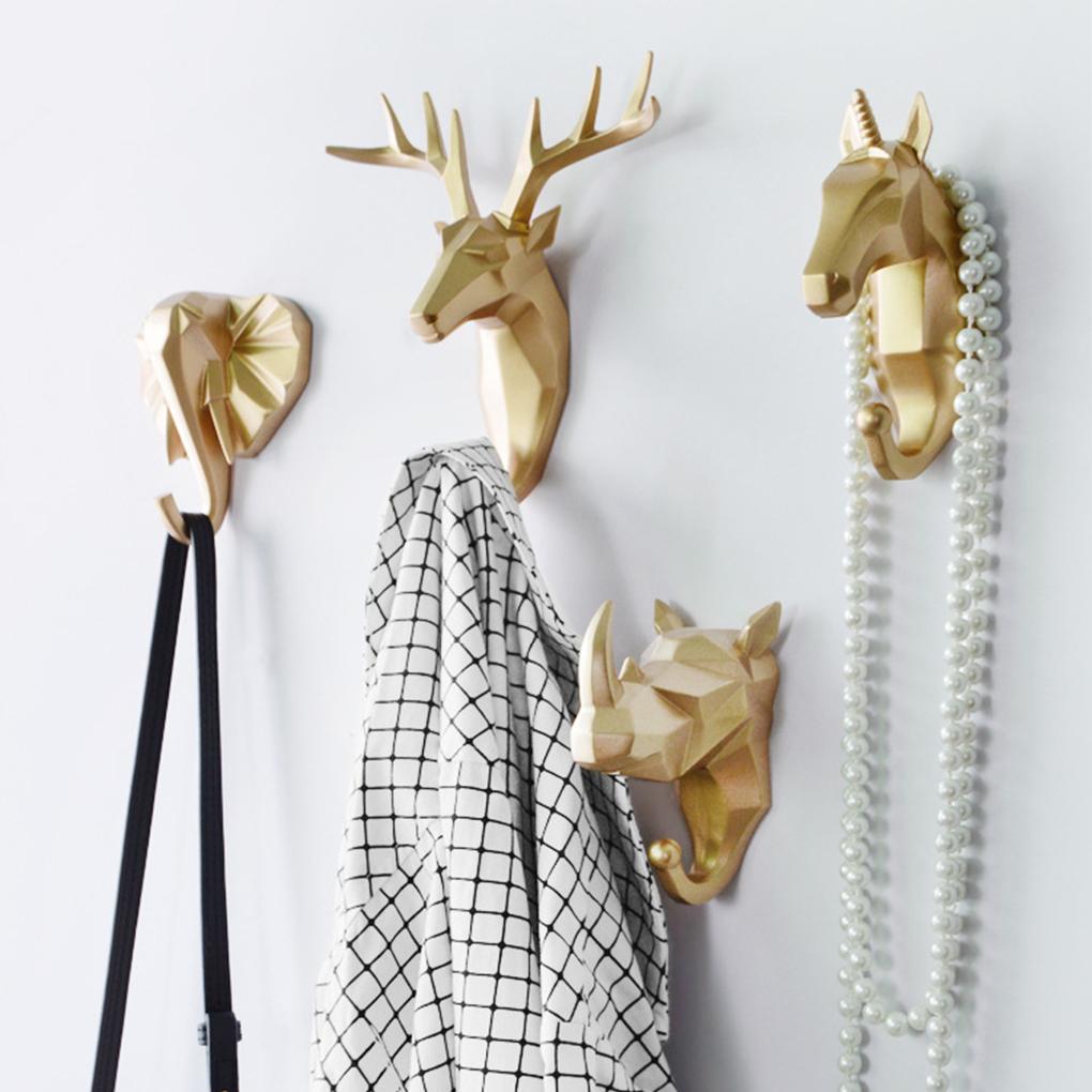 Robuster und langlebiger Schlüsselhaken mit Tierkopf für einfache Organisation Kleiderhaken mit Tierkopf