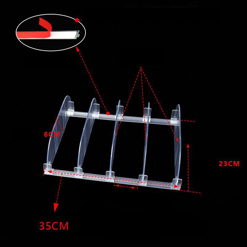 Supermarket Shelf Product Classification Partition Board Convenience Store Shelf Partition Strip Snack Classification Dividing