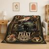 Classic P-Peaky Blinders Tommy Shelby Soft Flannel Throw Blanket,Cozy Blanket for Bed,Couch,Sofa,Bedroom,Living Room,Picnic kid