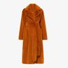 Winter Women Fur Coats Long Fur Loose Lapel Over Coat Thick Warm Plus Size