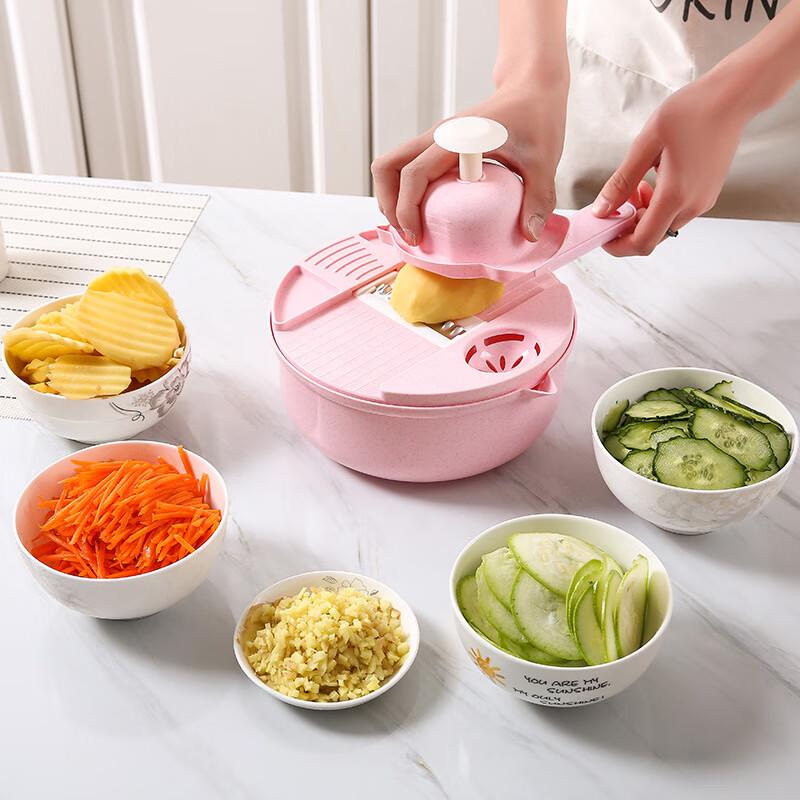 Changbaosen 12-in-1 Round Multi-functional Vegetable Chopper