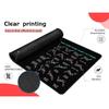Rubber Stock Market Trader MousePad Large Candlestick Pattern Chart Keyboard Mousepad Investor Desk Mat 300*800mm