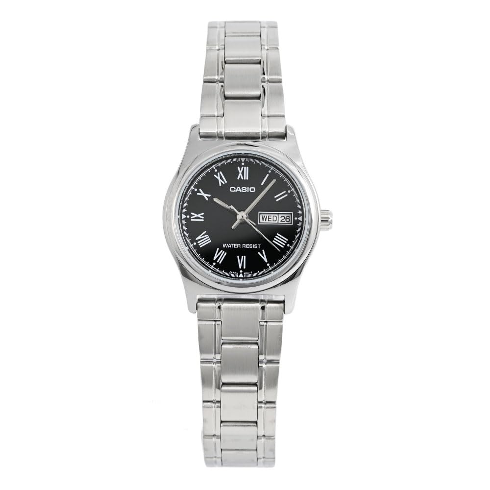 Casio Analog Quartz STANDARD Black Silver LTP-V006D-1B