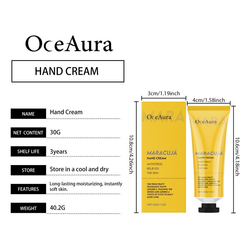 Oceaura Anti Freezing Anti Cracking Fruity Light Scent Hand Crea Nourishing Tender Skin Hand Care Moisturizing Hand Cream