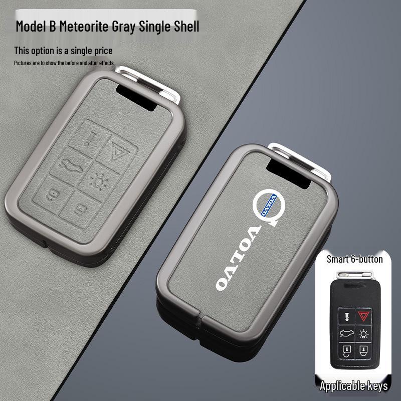 Volvo XC60/S60/V90/V60/S40/S80 Key Cover - Zinc Alloy Shell