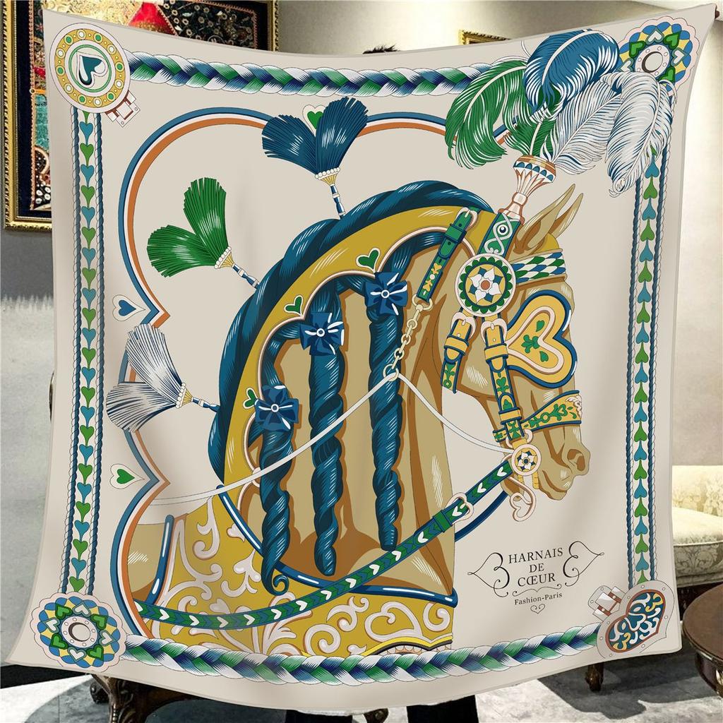 Sciarpa Quadrata da Donna in Finta Seta e Lana 110X110M Elegante Chic Lusso Regalo di Natale Compleanno Festa Ufficio Wrap Quotidiano