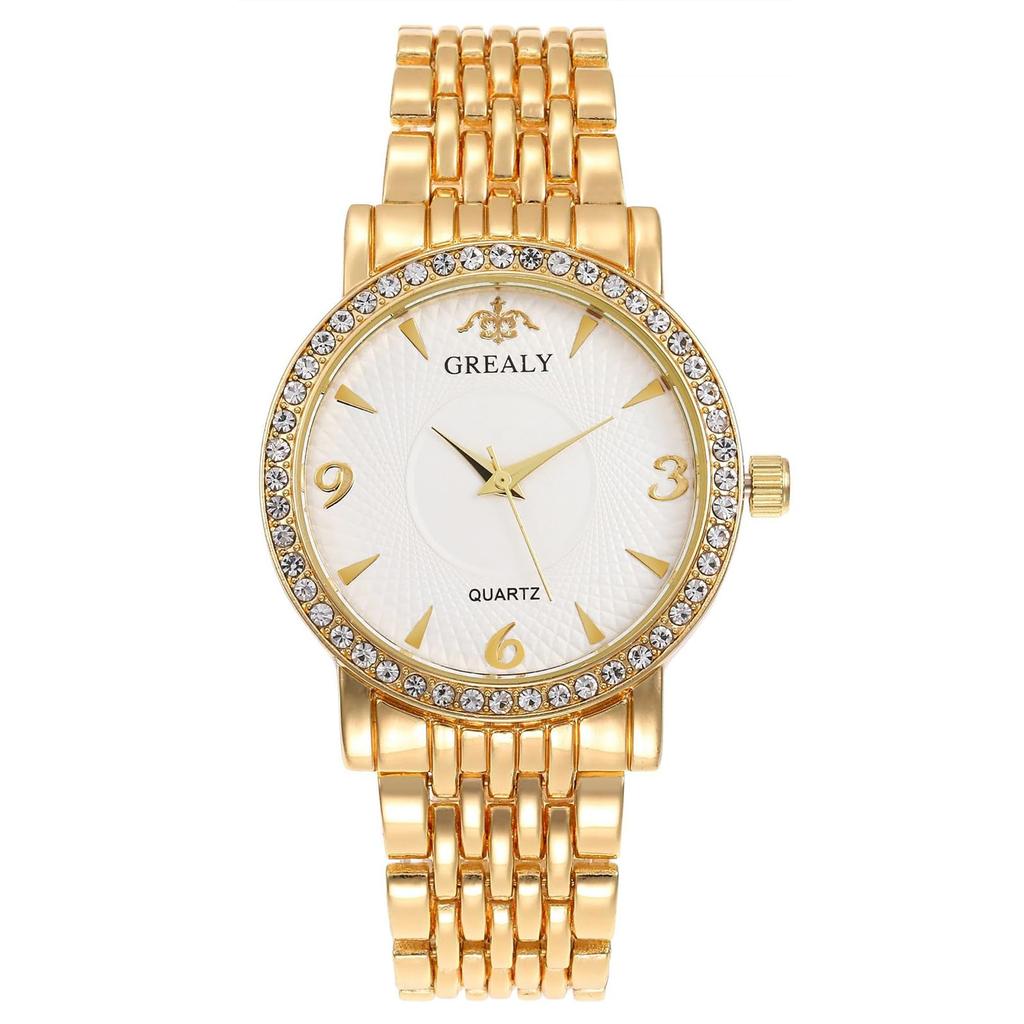 Waterproof Analog Gold Antique Simple Stylish Pair Watch Pair Watch Accessories Anniversary Day Christmas Gift for Boyfriend and Girlfriend Men's