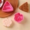 Onigiri Mould Japanese Bento Rice Mold Maker Kit Non Stick Rice Mould For Kid Lunch Kitchen Gadgets Portable Rice Ball Maker