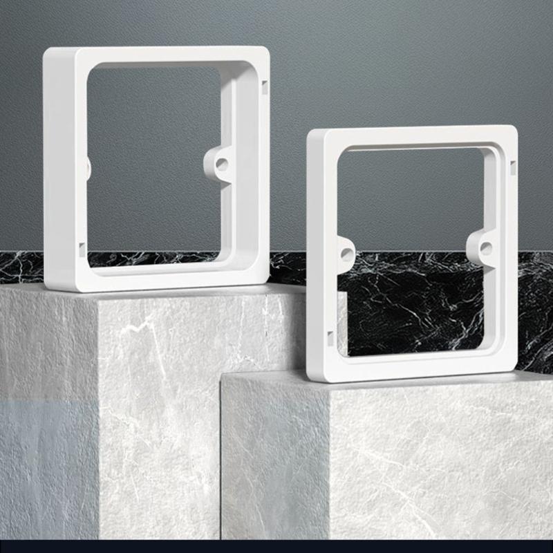 Single Gang Box Extender Electrical Box Spacers Electrical Outlet Box Extender Plastic Unit Receptacle Extender