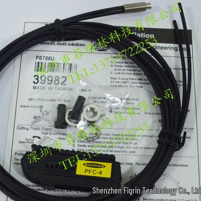 Real Photo: PBT66U US Banner Fiber Optic Sensor PBT66U