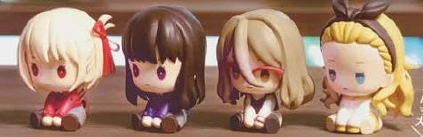 

Ликорис Рикойл Петит Незумикото набор из 4 видов Гача [Полный] (полный комплект)]