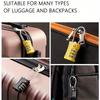 1Pc TSA Approved Luggage Travel Lock Filing Cabinets Toolbox Case  ABS Steel Cable Gym Locker padlock smart lock  lock box