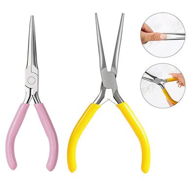Acrylic Nail Shaping Tweezers C Curve Pinching Tool Gel Quick Building Extension Tips Clips Pink Nail Art Design Manicure Tools