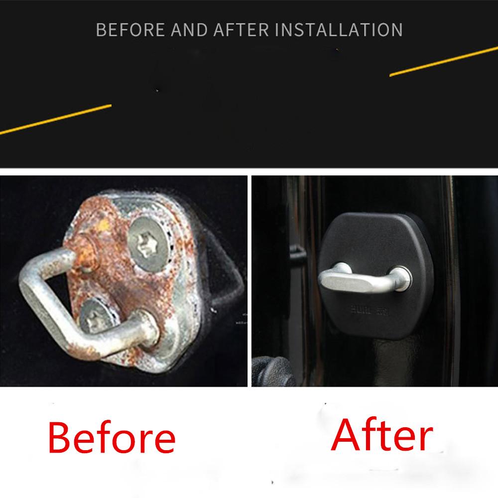 Car Styling Anti Rust Water Proof Door Lock Keys Key Protection Buckle For Mazda6 Mazda 6 Atenza 2014 2015 2016 2017 2018 2019