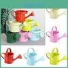 Stylish Red Mini Flower Kettle Water Spraying Metal Pot For Indoor Plants