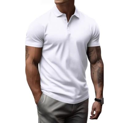 Herren Poloshirts 2025 Kurzarm Freizeit Polo T-Shirt Slim Fit Golfshirts
