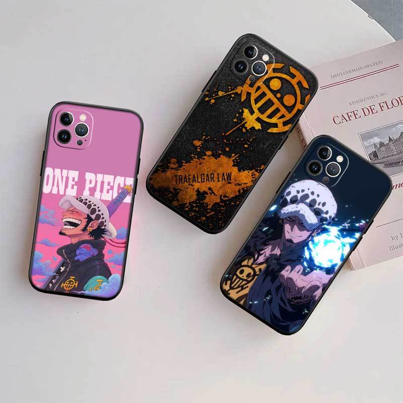 Art One Piece Law Case for Samsung Note 20 10 S25 Plus Ultra Lite FE M20 M21 M30 M31 M51 A11 A26 A51 A52 A53 A56 A70 A71 A72 A73