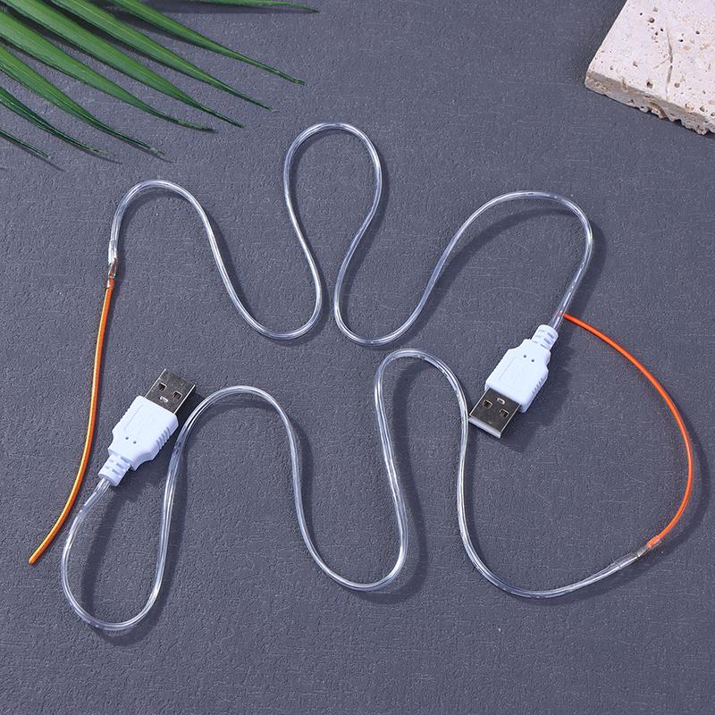 1Pcs Lamp Parts Diode Led Filament Flexible Dc 5V Usb Led 360° Luminous Bendable Creative Edison Bulb